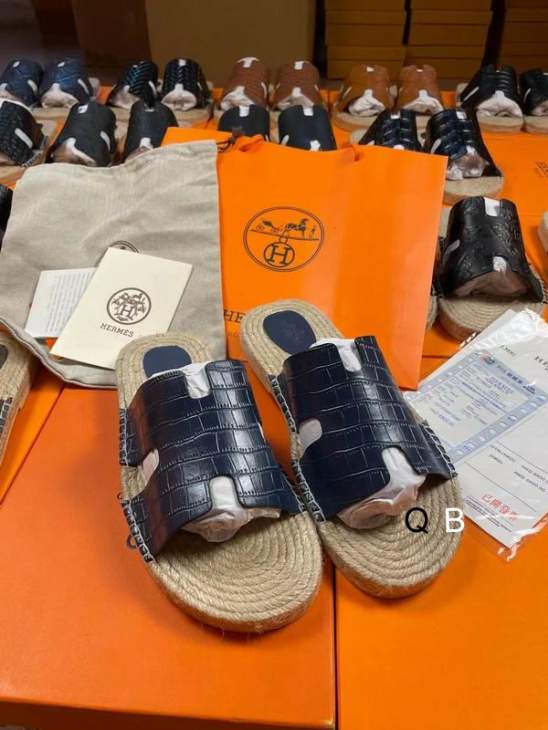 Picture of Hermes Slippers _SKUHERMESsz38-44BS01231590